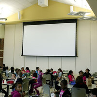ACCESS V, 110"D (54" X 96"), HDTV 16:9, MATT WHITE XT1000VB,  INCLUDES 110V, 3-POSITION SWITCH