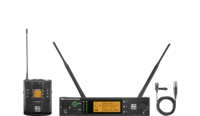UHF WIRELESS BODYPACK SET FEATURING CL3 CARDIOID LAPEL MICROPHONE 560-596MHZ