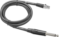 INSTRUMENT CABLE, 1/4 TO TA4F - ROBUST CABLE CONNECTS INSTRUMENT TO RE3-BPT BODYPACK TRANSMITTER