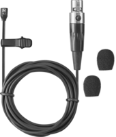 OMNIDIRECTIONAL LAVALIER MIC WITH TA4F / SMALL AND UNOBTRUSIVE LOW-PROFILE DESIGN