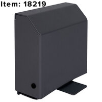 WALL FEED BOX LOW PROFILE - SLATE