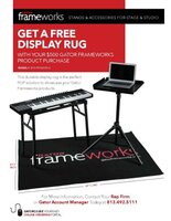 GATOR FRAMEWORKS BRANDED PROMOTION ENTRY RUG