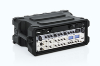 PRO-SERIES MOLDED MIL-GRADE PE RACK CASE; 4U, 13" DEEP