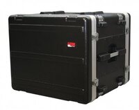 ATA MOLDED PE SHOCK RACK W/ RUBBER SHOCK SUSPENSION; 8U