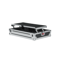 G-TOUR UNIVERSAL FIT ROAD CASE FOR SMALL SIZED DJ CONTROLLERS WITH SLIDING LAPTOP PLATFORM
