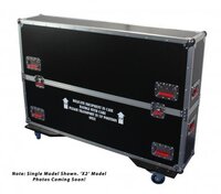 G-TOUR CASE DESIGNED TO FIT 2 X LCD/LED/PLASMA SCREENS 37-43".  INTERIOR DIMS 43 X 6.3 X 30.5 (X2)