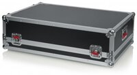 NON-DOGHOUSE MIXER CASE FOR MIDAS M32. INCLUDES TILT & GO WHEELS, PLUS 4" STORAGE BEHIND MIXER.