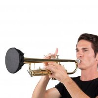 WIND INSTRUMENT DOUBLE-LAYER COVER FOR BELL SIZES RANGING FROM 4 TO 5-INCHES – BLACK COLOR