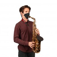 EXTRA SMALL-SIZE WIND INSTRUMENT DOUBLE-LAYER FACE MASK