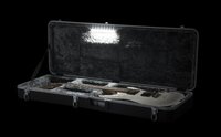 MOLDED PLASTIC GUITAR CASE FOR STANDARD ELECTRIC GUITARS WITH BUILT-IN LED LIGHT