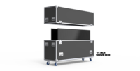 GATOR EXPO SERIES ATA CASE FOR TWO 80”-86” SCREENS
