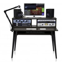 ELITE FURNITURE SERIES MAIN DESK IN DARK WALNUT FINISH
