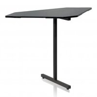 CONTENT CREATOR FURNITURE SERIES CORNER DESK SECTION IN BLACK FINISH