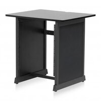 CONTENT CREATOR FURNITURE SERIES 12U STUDIO RACK TABLE IN BLACK FINISH