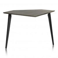 ELITE FURNITURE SERIES CORNER DESK SECTION IN DARK WALNUT FINISH