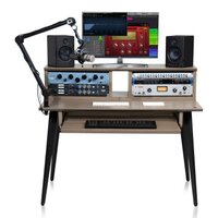 ELITE FURNITURE SERIES MAIN DESK IN DRIFTWOOD GREY FINISH