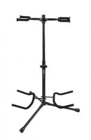 FRAMEWORKS DOUBLE GUITAR STAND WITH HEAVY DUTY TUBING AND INSTRUMENT FINISH FRIENDLY RUBBER PADDING