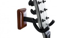 GATOR FRAMEWORKS WALL MOUNTED GUITAR HANGER WITH MAHOGANY MOUNTING PLATE