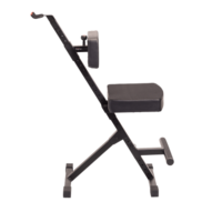 DELUXE GUITAR SEAT W/ ADJUSTABLE BACK REST & GUITAR HANGER