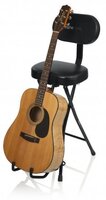 GATOR FRAMEWORKS COMBINATION GUITAR PERFORMANCE SEAT AND SINGLE GUITAR STAND