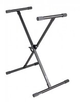 FRAMEWORKS ADJUSTABLE "X" STYLE KEYBOARD STAND WITH RUBBERIZED LEVELING FOOT