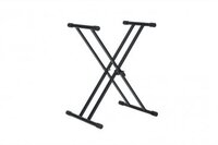 FRAMEWORKS HEAVY DUTY ADJUSTABLE "X" STYLE KEYBOARD STAND WITH RUBBERIZED LEVELING FOOT