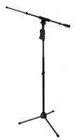 FRAMEWORKS TRIPOD MIC STAND WITH TELESCOPING BOOM AND DELUXE ONE HANDED CLUTCH