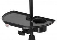 GATOR FRAMEWORKS MICROPONE STAND ACCESSORY TRAY WITH DRINK HOLDER AND GUITAR PICK TAB