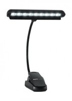 GATOR FRAMEWORKS CLIP-ON LED MUSIC LAMP WITH ADJUSTABLE NECK