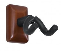 GATOR FRAMEWORKS WALL MOUNTED UKULELE/MANDOLIN HANGER WITH MAHOGANY MOUNTING PLATE