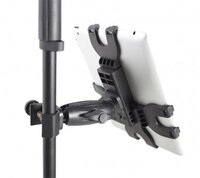ADJUSTABLE CLAMPING TRAY FOR IPAD 2 AND OTHER TABLET DEVICES