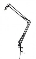 DESK-MOUNTED BROADCAST/PODCAST BOOM MIC STAND