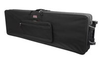 RIGID LIGHTWEIGHT CASE W/ WHEELS FOR EXTRA LONG 88 NOTE KEYBOARDS