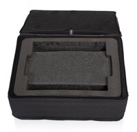 CUSTOM FOAM-CUT LIGHTWEIGHT CASE FOR RODECASTER PRO PODCAST MIXER & TWO MICROPHONES