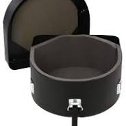 BLACK CLASSIC DELUXE PAN CASE W/ FOAM, 22" X 11"