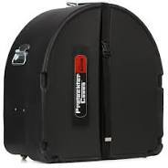 BLACK CLASSIC DELUXE PAN CASE W/ FOAM & WHEELS, 22" X 11"