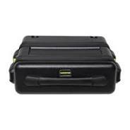 MOLDED PE ACCESSORY CASE; UPRIGHT W/ WHEELS - 36"X16"X12"