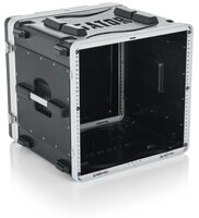 MOLDED PE RACK CASE; FRONT, REAR RAILS; 10U; 19" DEEP; LOCKING
