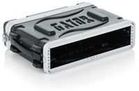 MOLDED PE RACK CASE; FRONT, REAR RAILS; 2U; 14.25" DEEP