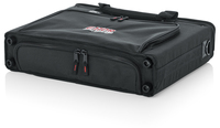 2RU RACK BAG;  PADDED NYLON OVER PLYWOOD CONSTRUCTION; LARGE OUTSIDE ACCESSORY POCKETS/ BLACK