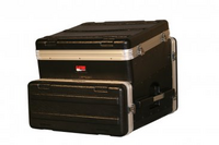 ATA MOLDED PE SLANT TOP CONSOLE RACK; 10U TOP; 4U BOTTOM