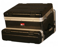 ATA MOLDED PE SLANT TOP CONSOLE RACK; 8U TOP; 2U BOTTOM