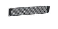 1RU  PERFORATED FLANGED PANEL,5/32" VENT HOLES; 1.2MM; FLANGED FOR RIGIDITY