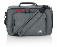 GREY TRANSIT SERIES GUITAR GEAR AND ACCESSORY BAG WITH 16" X 10" X 4.5" INTERIOR