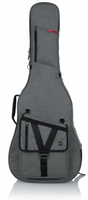 TRANSIT SERIES ACOUSTIC GUITAR GIG BAG WITH LIGHT GREY EXTERIOR