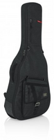 TRANSIT SERIES JUMBO ACOUSTIC GUITAR GIG BAG WITH CHARCOAL EXTERIOR
