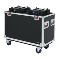 G-TOUR FLIGHT CASE FOR TWO 250-STYLE MOVING HEAD LIGHTS