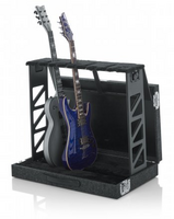 COMPACT RACK STYLE FOUR (4) GUITAR STAND THAT FOLDS INTO CASE