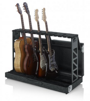 COMPACT RACK STYLE SIX (6) GUITAR STAND THAT FOLDS INTO CASE