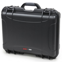BLACK WATERPROOF INJECTION MOLDED CASE WITH INTERIOR DIMENSIONS OF 18" X 13" X 6.9".